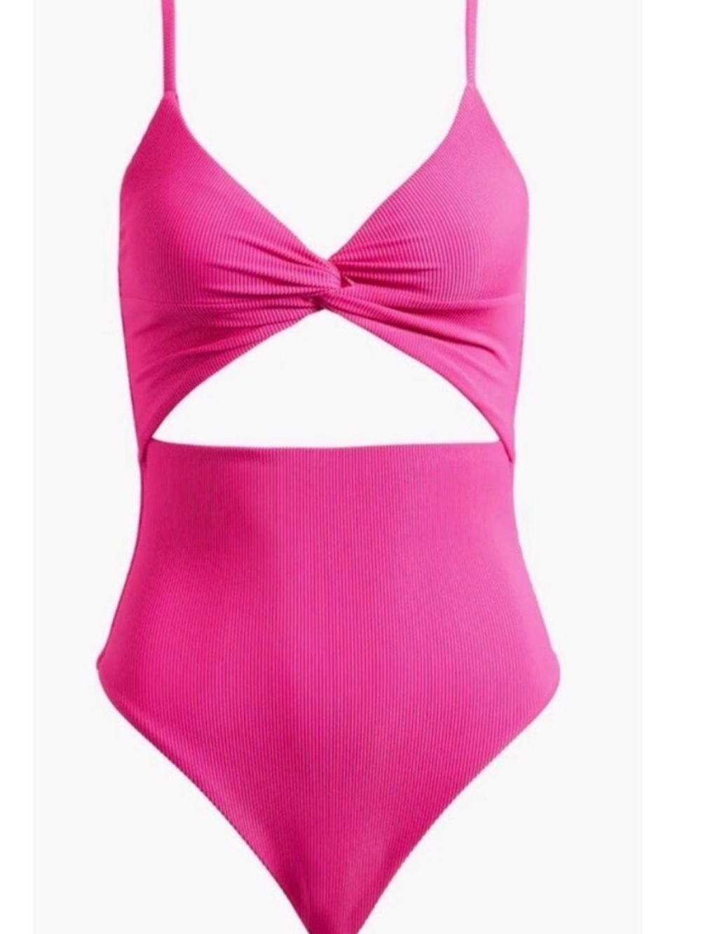 Beach Riot Annalisa Textured One-Piece Swimsuit Beach Riot Raspberry - Picture 3 of 12